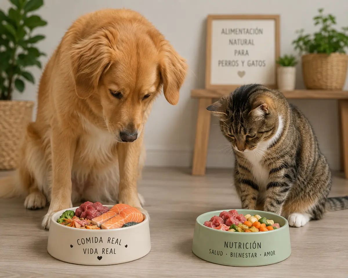 Errores más comunes al empezar una dieta natural en perros y gatos (BARF y cocinada)